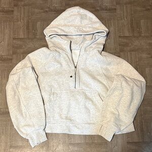 Lululemon athletica Gray Half-Zip Hoodie